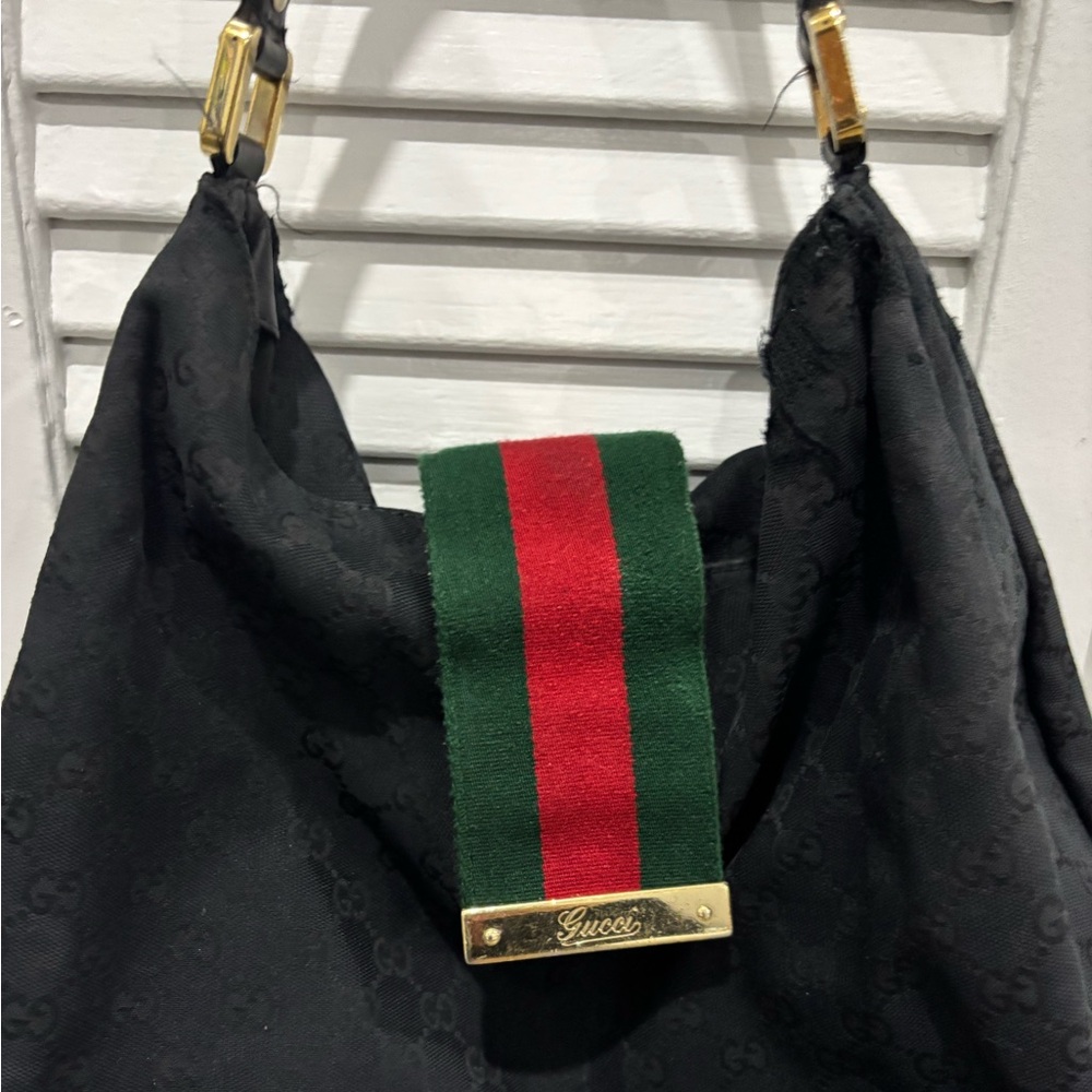 ๐ GUCCI ๐ฎ๐น Monogram GG Hobo - Picture 12 of 12